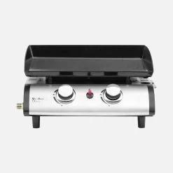Plancha Gaz 2 Brûleurs Inox 5kW Avec Chariot 12 Plancha Gaz 2 Brûleurs Inox 5kW Avec Chariot -Outdoor Living Soldes ph1002trolley cc8879be20f3cc5c39f5e76dbbe48217