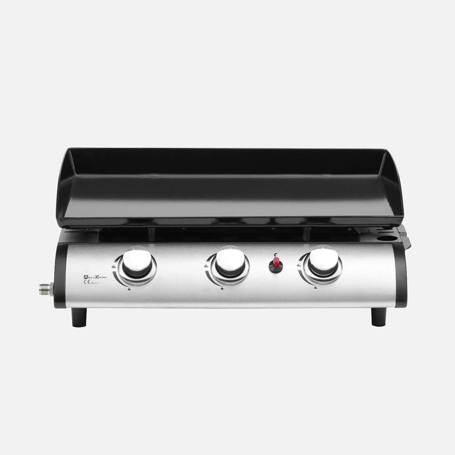 Plancha Gaz 3 Brûleurs Inox 7,5kW Avec Chariot 7 Plancha Gaz 3 Brûleurs Inox 7,5kW Avec Chariot – Image 5