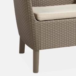 Salon De Jardin Imitation Rotin 4 Places Couleur : Cappuccino / Sable 11 Salon De Jardin Imitation Rotin 4 Places Couleur : Cappuccino / Sable -Outdoor Living Soldes plk3109cpsd b7a3cde5f5359d90763b6a50f46c13e0