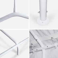 Tente De Réception 6 X 12 M -Outdoor Living Soldes pt6x12kdwh 7d0ea5abd5ea73e4f2eeecd8e69aa2ef