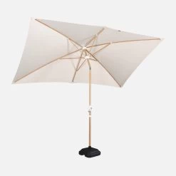 Parasol Rectangulaire 2x3m, Mât Effet Bois Couleur : Sable 12 Parasol Rectangulaire 2x3m, Mât Effet Bois Couleur : Sable -Outdoor Living Soldes pu2x3wdsand d45125f92097004995f8f87772f89cf6