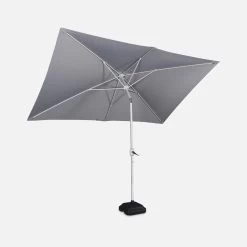 Parasol Rectangulaire 2x3m, Aluminium Anodisé Couleur : Gris 14 Parasol Rectangulaire 2x3m, Aluminium Anodisé Couleur : Gris -Outdoor Living Soldes puano2x3gy 394283c2c468ec14682037242c393429