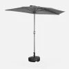 Demi-parasol Pour Balcon 2.5m Couleur : Gris 1 Demi-parasol Pour Balcon 2.5m Couleur : Gris -Outdoor Living Soldes puhalf250gy 9903a712dadbf15739df749e597cbd37