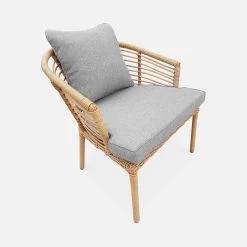 Salon De Jardin Bas Résine Tressée Effet Rotin 2 Places Couleur : Gris Chiné 12 Salon De Jardin Bas Résine Tressée Effet Rotin 2 Places Couleur : Gris Chiné -Outdoor Living Soldes rawarmtx2gy d278eae04f448223e051e748baa238a2