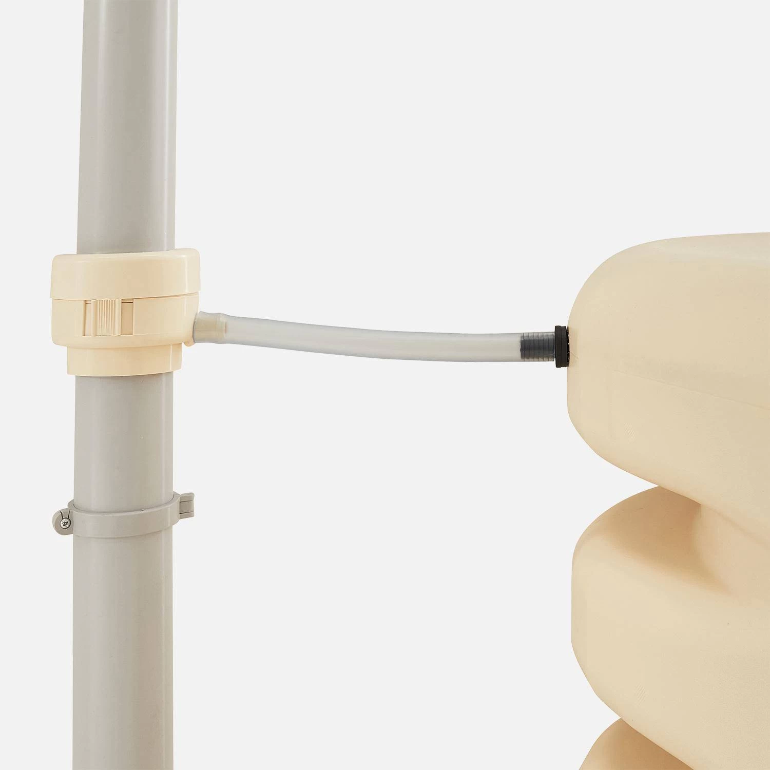 Récupérateur D'eau Cubique 1000L Couleur : Beige 5 Récupérateur D'eau Cubique 1000L Couleur : Beige – Image 3