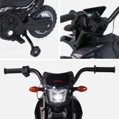 Moto électrique Enfant Honda 6V, 1 Place Couleur : Noir -Outdoor Living Soldes rocmotohondabk 546badff9ea6b892a0a19d540551a95e