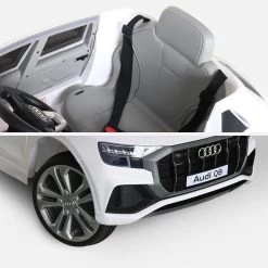 Voiture électrique Enfant Audi Q8 12V, 1 Place Couleur : Blanc -Outdoor Living Soldes rocq8rcwh 0eda53ac36d1a784b3a8de46cbf25a28