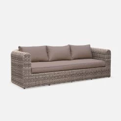 Salon De Jardin Résine Tressée Ronde 5 Places Couleur : Beige / Beige -Outdoor Living Soldes rw3003bg 5a6e34c9b24b204ba6613d61c2a0e8be