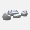 Salon De Jardin Résine Tressée 4 Places Couleur : Nuances De Gris / Gris Clair 2 Salon De Jardin Résine Tressée 4 Places Couleur : Nuances De Gris / Gris Clair -Outdoor Living Soldes rw4rdgy 6f5193bd9b6dc37f34c0166a44dc28f7