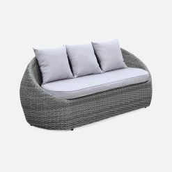 Salon De Jardin Résine Tressée 4 Places Couleur : Nuances De Gris / Gris Clair 8 Salon De Jardin Résine Tressée 4 Places Couleur : Nuances De Gris / Gris Clair -Outdoor Living Soldes rw4rdgy 9de75b6dc5c37cead6e898b7c84a6d95
