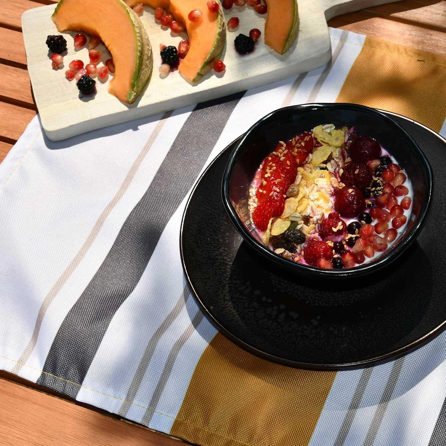 Set De Table En Textile 35x50cm (lot De 8) Couleur : Imprimé Héritage 5 Set De Table En Textile 35x50cm (lot De 8) Couleur : Imprimé Héritage – Image 3