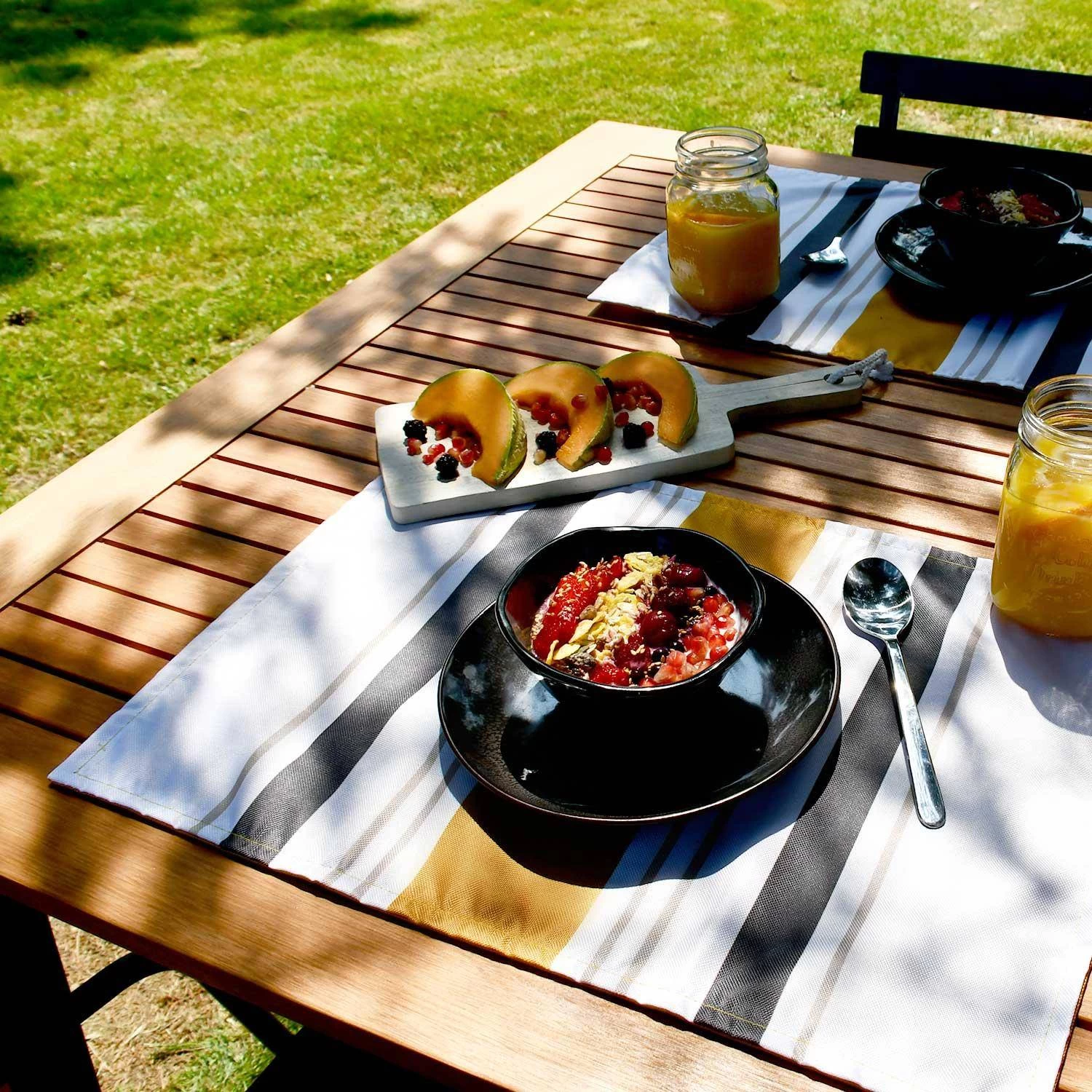 Set De Table En Textile 35x50cm (lot De 8) Couleur : Imprimé Héritage 4 Set De Table En Textile 35x50cm (lot De 8) Couleur : Imprimé Héritage – Image 2