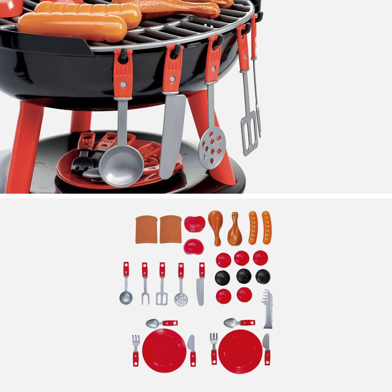 Barbecue Charbon Pour Enfant, Avec Accessoires 6 Barbecue Charbon Pour Enfant, Avec Accessoires – Image 4