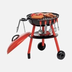 Barbecue Charbon Pour Enfant, Avec Accessoires 8 Barbecue Charbon Pour Enfant, Avec Accessoires -Outdoor Living Soldes toybbqred c756d01fa949038c2906e41a425d9539