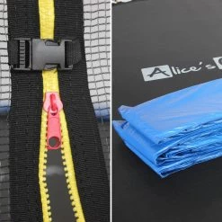 Trampoline 250cm Filet Protection Couleur : Bleu 9 Trampoline 250cm Filet Protection Couleur : Bleu -Outdoor Living Soldes tr250blue 1b2099eeb3df8cb149088379b1295ec5