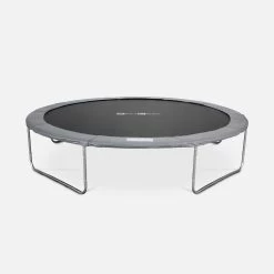 Trampoline 400cm Filet Protection Couleur : Gris -Outdoor Living Soldes tr400grey 1577ba2f70bac3a4c67034b45d8e205c