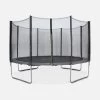 Trampoline 400cm Filet Protection Couleur : Gris -Outdoor Living Soldes tr400grey 1c43fb1ac0d055d58b3c0afb1d709dec