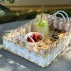 Plateau Avec Poignées Paille Tressée (lot De 2) 1 Plateau Avec Poignées Paille Tressée (lot De 2) -Outdoor Living Soldes trayx2natwh af3f68158a5ef21ebf9a86ad79f79b6d
