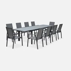 Lot De 4 Fauteuils De Jardin Aluminium - Washington Couleur : Anthracite / Gris Foncé 11 Lot De 4 Fauteuils De Jardin Aluminium - Washington Couleur : Anthracite / Gris Foncé -Outdoor Living Soldes txarmx4co 752f11ede629b4935878e2c22f1a045d