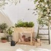 Carré Potager En Bois Sur Pieds 80 X 60cm -Outdoor Living Soldes vgh80 6e4682cb2adfebf33629d9a5b81df9e7