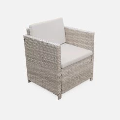 Salon De Jardin Résine Tressée 4 Places Couleur : Naturel / Beige 13 Salon De Jardin Résine Tressée 4 Places Couleur : Naturel / Beige -Outdoor Living Soldes wk3101lqnatbg 24244f20246a54c551581b9d20d2da03