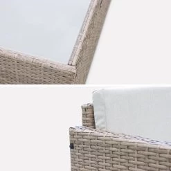 Salon De Jardin Résine Tressée 4 Places Couleur : Naturel / Beige 15 Salon De Jardin Résine Tressée 4 Places Couleur : Naturel / Beige -Outdoor Living Soldes wk3101lqnatbg a21fbe7c0a5f82511e210ab0812a3e2d