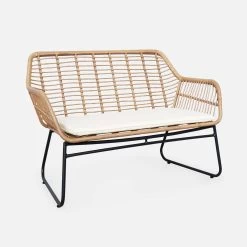 Salon De Jardin Résine Effet Rotin Et Métal 4 Places 13 Salon De Jardin Résine Effet Rotin Et Métal 4 Places -Outdoor Living Soldes wk4bamb a7b00005ce443c09207fd9c6ff8dc319