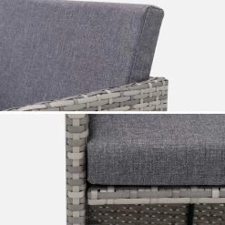 Table De Jardin Encastrable Résine Tressée, 8 Fauteuils Couleur : Nuances De Gris / Gris Chiné 13 Table De Jardin Encastrable Résine Tressée, 8 Fauteuils Couleur : Nuances De Gris / Gris Chiné -Outdoor Living Soldes wkdgcube8mxgy f89e29acd601d739198280bd065a6a8e
