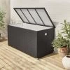 Coffre De Jardin Résine Tressée 790L Couleur : Noir 2 Coffre De Jardin Résine Tressée 790L Couleur : Noir -Outdoor Living Soldes wkhbox160bk 0cd8972c68aa5625266c9f767cad25b6