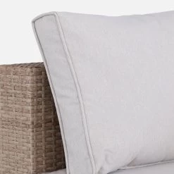 Fauteuil De Jardin + Repose Pieds, Résine Tressée Couleur : Beige / Beige -Outdoor Living Soldes wksofanatbg 4d52706c10b9a2f51da433d29ec43548