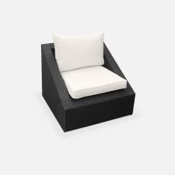 Salon De Jardin Triangle Résine Tressée 2 Places Couleur : Noir / Ecru 11 Salon De Jardin Triangle Résine Tressée 2 Places Couleur : Noir / Ecru -Outdoor Living Soldes wktrianglebk 7bf39ff930ded704688d3d4cf22d053b