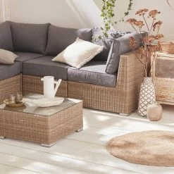 Salon De Jardin Résine Tressée Arrondie 5 Places Couleur : Bois / Gris Foncé 9 Salon De Jardin Résine Tressée Arrondie 5 Places Couleur : Bois / Gris Foncé -Outdoor Living Soldes wkvs004natgy 5880c5467b2c87fe5a59a860335cf3dd
