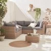 Salon De Jardin Résine Tressée Arrondie 5 Places Couleur : Bois / Gris Foncé 1 Salon De Jardin Résine Tressée Arrondie 5 Places Couleur : Bois / Gris Foncé -Outdoor Living Soldes wkvs004natgy daaf066f04875db5ef95d161c317a313