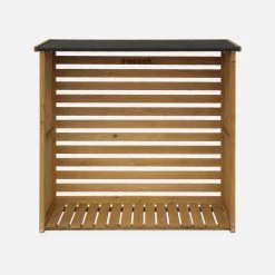 Abri Bûches 120x45x120cm,bois -Outdoor Living Soldes ws120lbn 391cd50aab2efc53ebfcd717991e3991