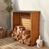 Abri Bûches 120x45x120cm,bois -Outdoor Living Soldes ws120lbn 617b66b4cbadceea0e856fec512c55e2