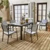 Table De Jardin Extensible Aluminium + 8 Fauteuils De Jardin Empilables Couleur : Anthracite / Gris Clair -Outdoor Living Soldes xtafsq147r8gy f6db9208622fd0ff9a03311d96e51ffc