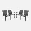 Lot De 4 Fauteuils En Aluminium - Chicago 1 Lot De 4 Fauteuils En Aluminium - Chicago -Outdoor Living Soldes xtsaf4armco 38045a58e3264e1a03422080084a1a0b